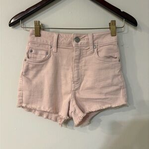 Sunday Best Light Pink Jean Shorts